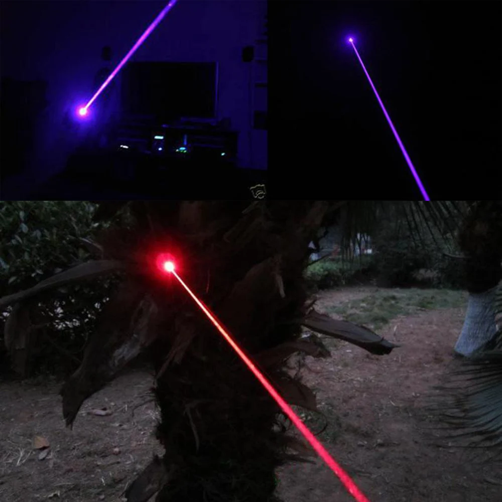 USB 303 Green Red Purple Light Effect Accessories Flashlight Outdoor Small Tools Accessories High Beam Green Spot Light