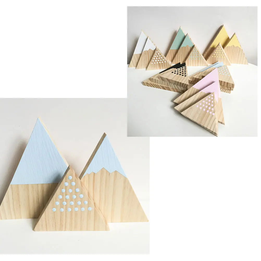 

3 PCS Snow Mountain Ornaments Christmas Indoor Decor Little Adventure Decoration Decorations Natural Shelf Rustic