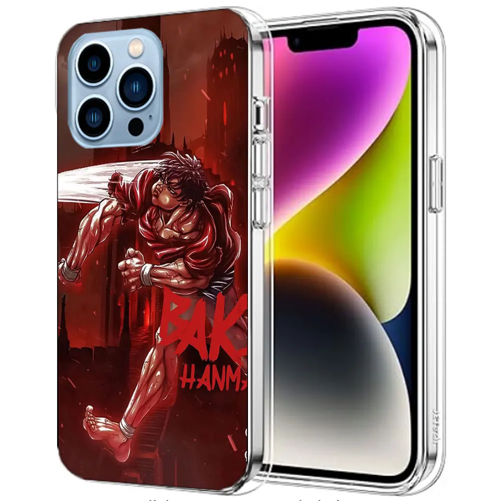 Demonic Mantis Hanma By Vertei Baki Hanma Clear For Apple iPhone 16 15 Pro Max Cover 14 Plus 13 12 Mini 11 Pro XR XS Max Phone C image 3