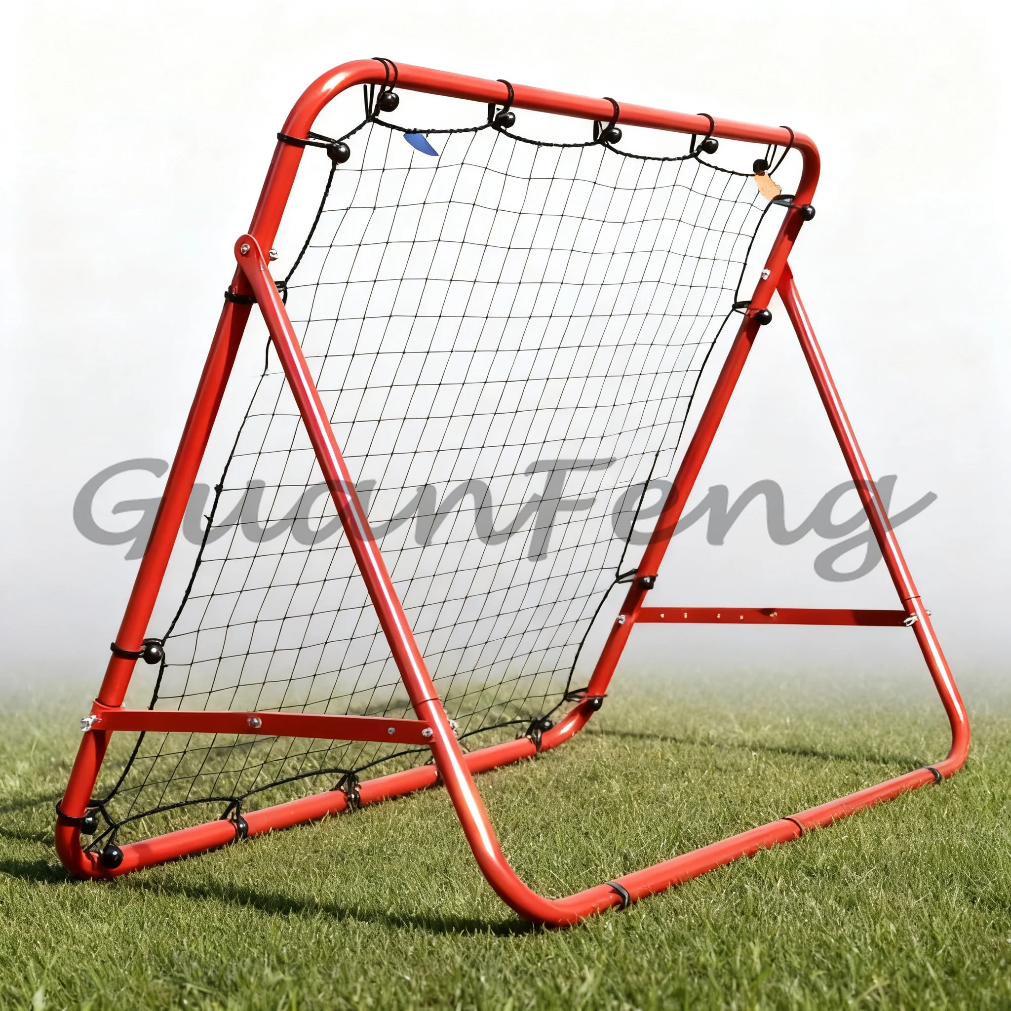 Adjustable Soccer Rebounder Net, Elastic Rebound Goal, Portable Home Football Training Aid for Passing Drills