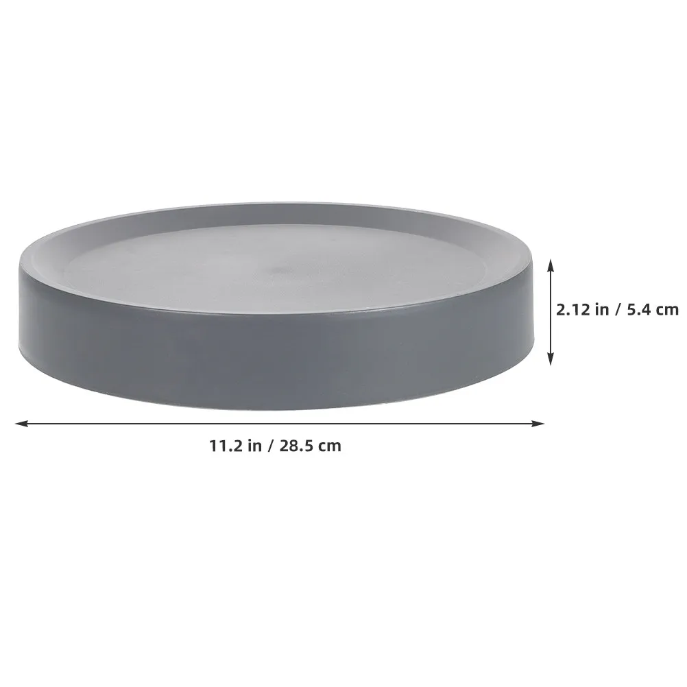 Mobile Planter Tray with Hidden Rollers Thickened Structure Water Catching Base for Heavy Flower Pots Indoor Outdoor Use