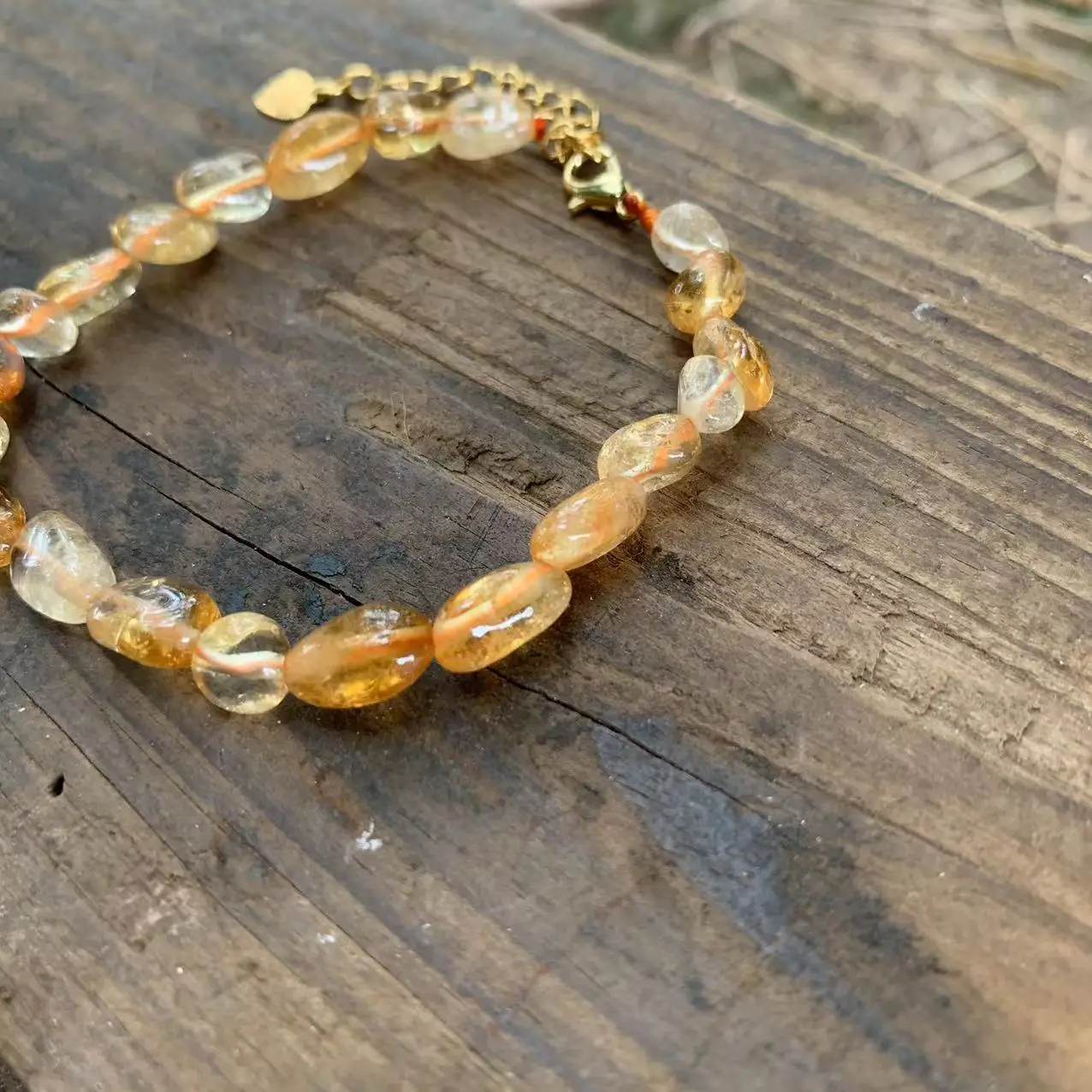 Natural Citrine Bracelet Yellow Stone Irregular Jewelry Wholesale Design Handmade GEM Beads Healing Women Jewelry Gifts