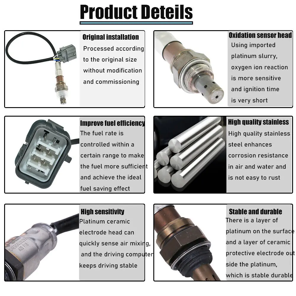 حساس الأوكسجين لهوندا أوديسي الطيار ريدجلاين أكورا MDX TL RL 3.5L 2003 2004 2005 2006 2007 ، 36531-RCA-A01 2008-234 ، جديد