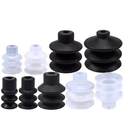 Industrial Robot Arm Vacuum Suction Cup PCG 10/20/30/40/60/90 Pneumatic Manipulator Chuck Silicone Multi-Layer Sucker Nozzle