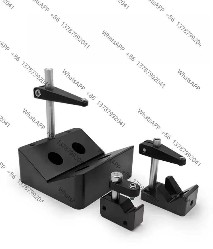 Optical Lab Laser V-shaped Mounting Seat Secondary Tube Fixing Seat Fiber Optic Collimating Mirror Cylindrical Clamp
