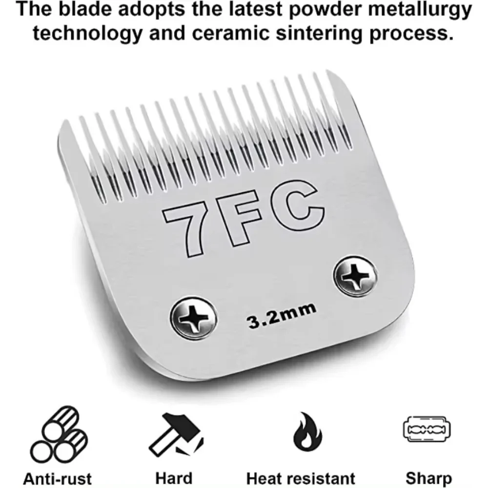 3F 4F 5F 7F المهنية الحيوانات الأليفة المقص شفرة استبدال A5 شفرة تناسب معظم Andis AG AG2 AGCC AGC2 MBG سلسلة الحيوان كليبرز