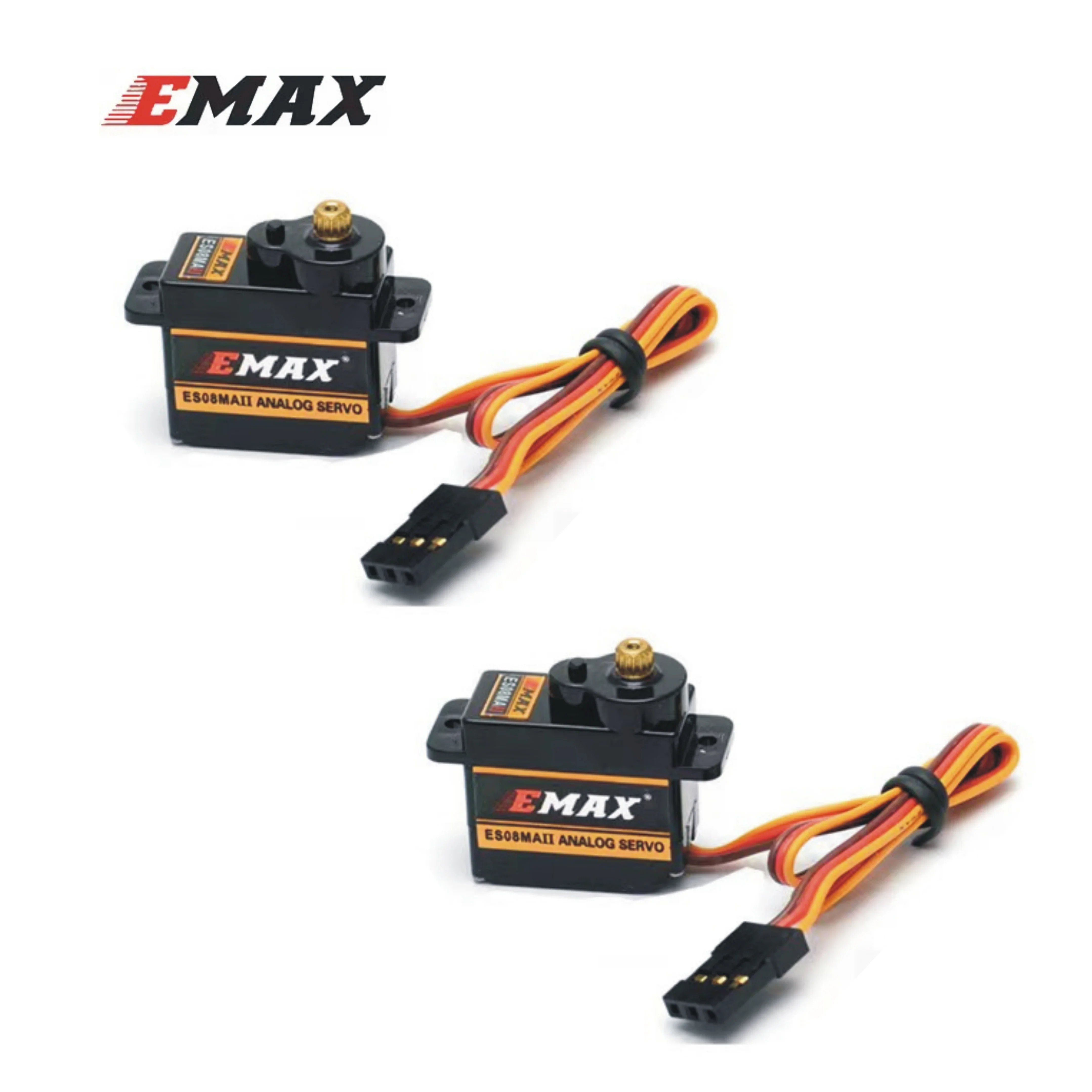 2/4pcs EMAX ES08MDII ES08MD II Metal GEAR Digital Servo up sg90 ES08A ES08MA MG90S TREX 450 Helicopter Airplane Rc Robot