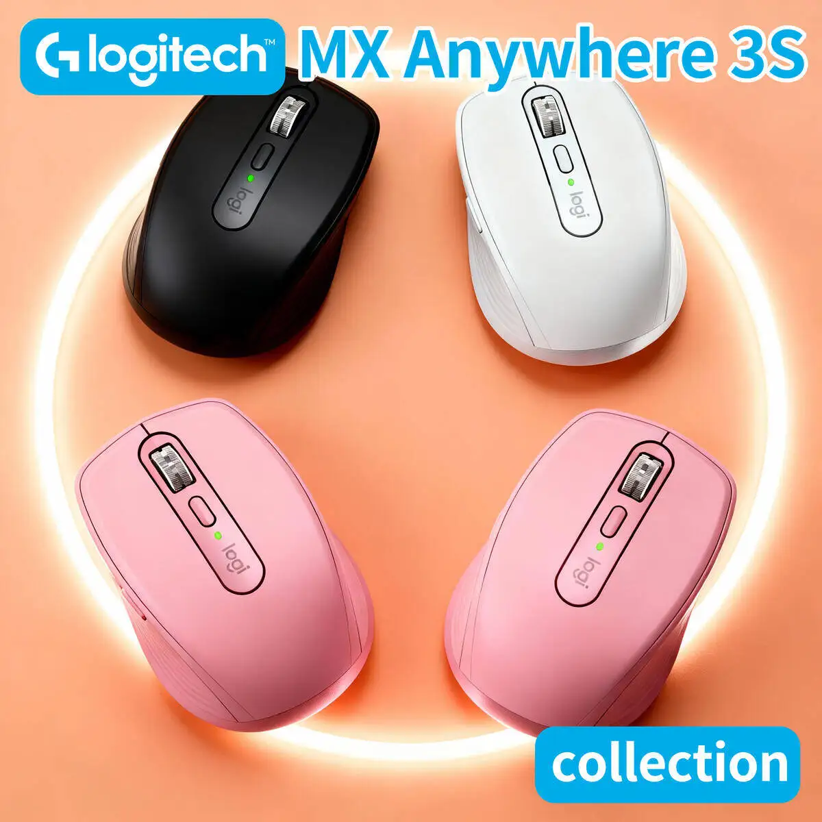

Logitech MX3S all-in-one business mouse: dual connection+programmable buttons, comfortable to hold for a long time