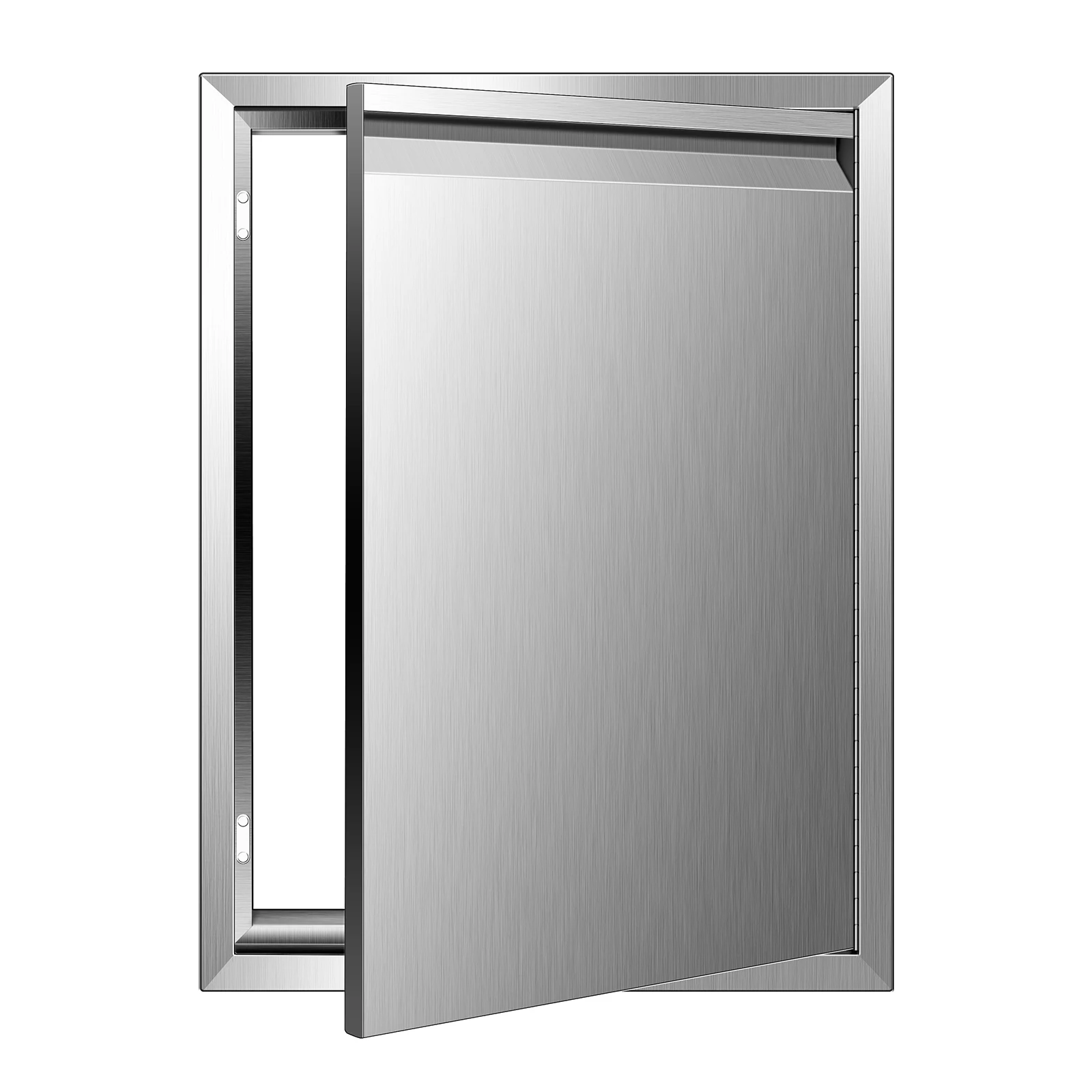 Outdoor Kitchen Doors Horizontal Handle BBQ Access Door, 304 Stainless Steel for Kitchen Cabinet Grill Station or BBQ Island