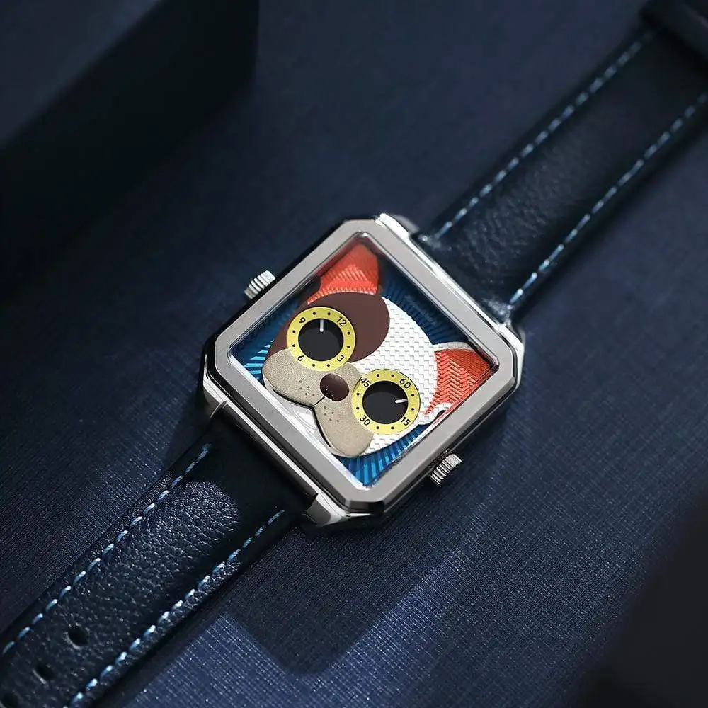 นาฬิกาคู่รัก Happie Watch นาฬิกาผู้ชายสไตล์ธุรกิจ นาฬิกาแฟชั่นแบบอนาล็อก นาฬิกาควอตซ์ผู้หญิง