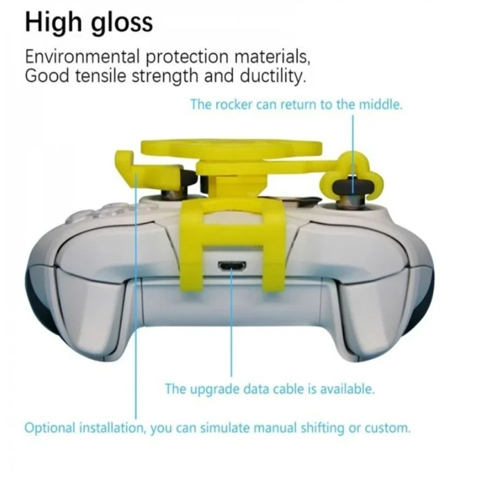 استبدال علبة عجلة القيادة المصغرة ثلاثية الأبعاد لجهاز تحكم xbox one/one s/one x/elite ، سباق الألعاب ، محرك المحاكاة ، المكون الإضافي