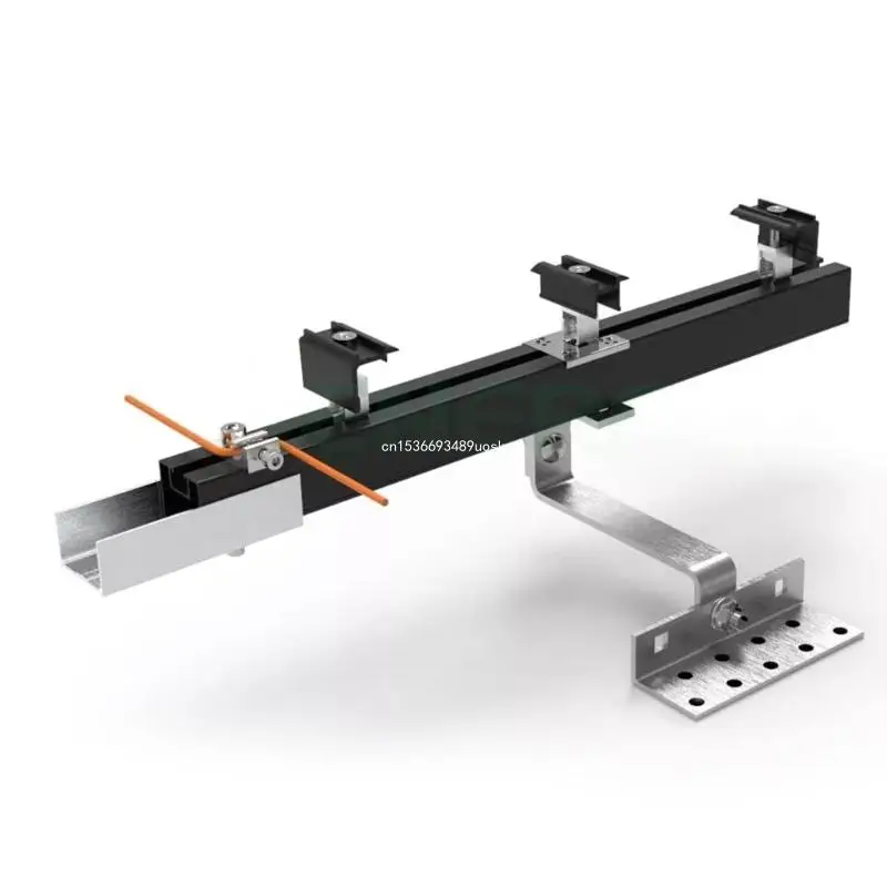 6 Stück Solarpanel-Montageklemmen, Panel-Halterung, Aluminium-Montagezubehör