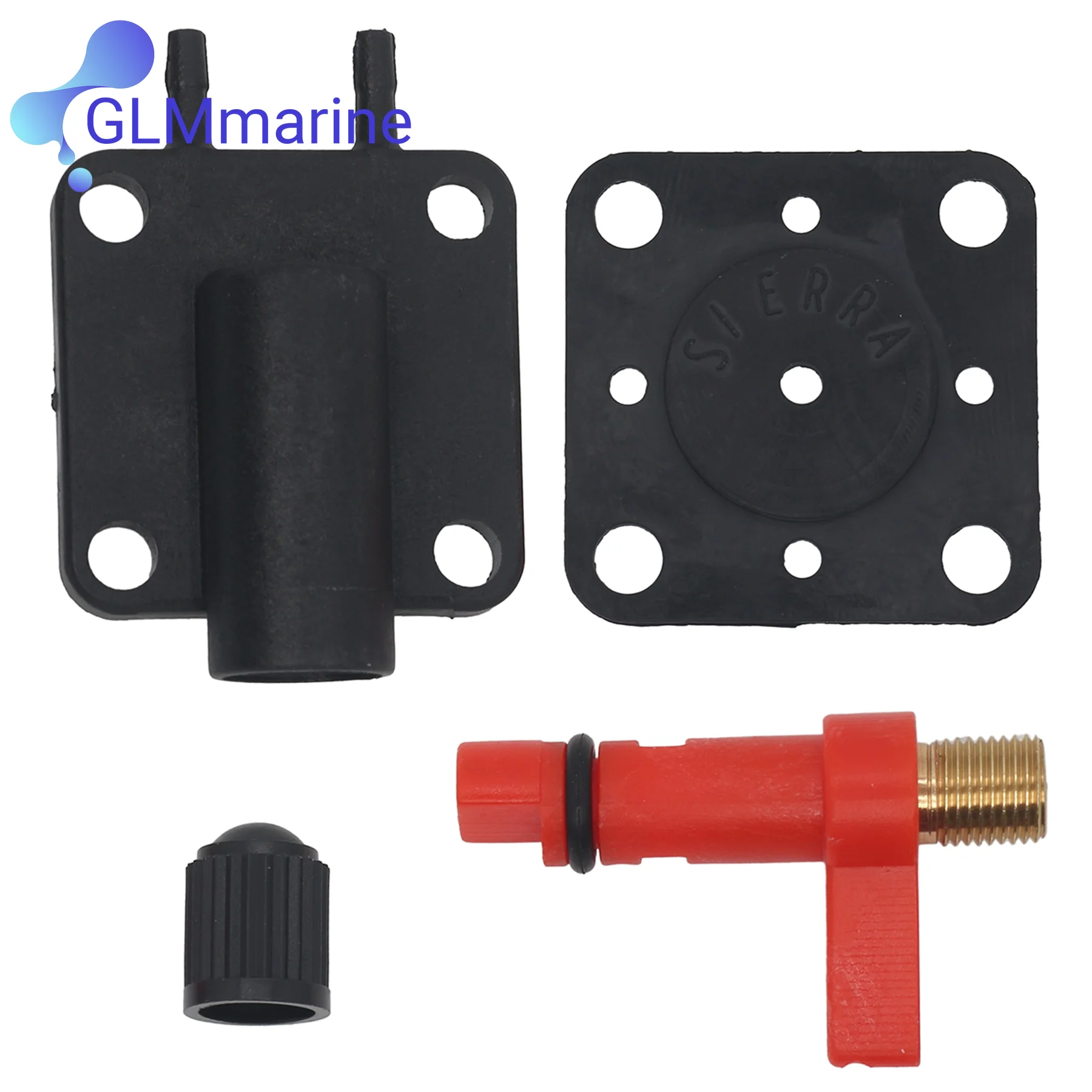 Primer Solenoid Service Maintenance Valve Kit for Johnson Evinrude OMC 5007356 20 - 300 HP Outboard Engine 175158 437228 18-7044