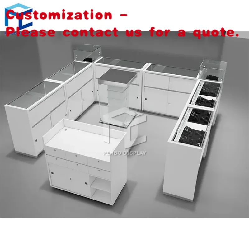 

custom.Factory Directly Luxury Jewelry Shop Interior Design Customized Jewellery Shop Counter Design Showcase