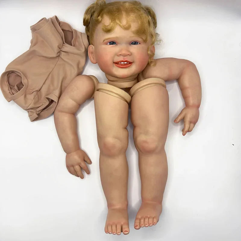 28inch Huge Size Already Painted Reborn Doll Kits Renata DIY Doll Parts 3D Painted Skin Many Visible Veins