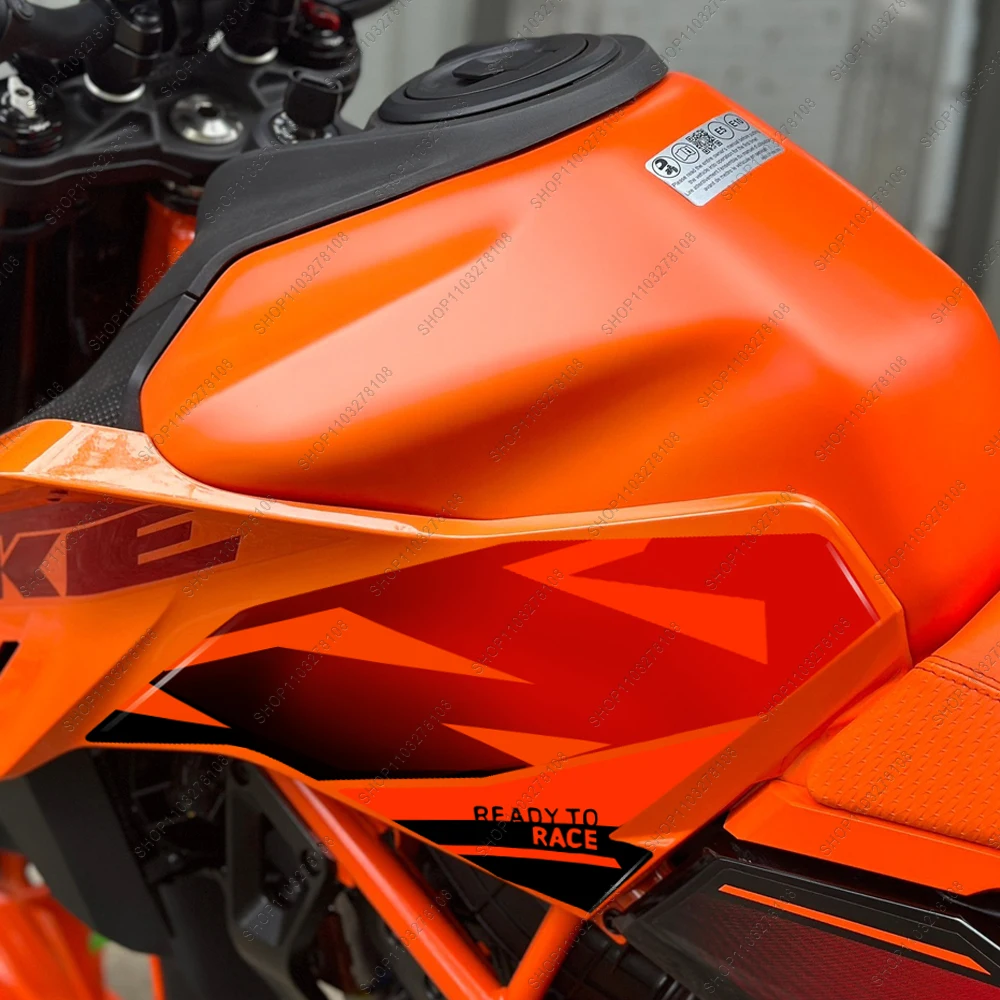 For 390 Duke 2024 Limited Edition 3D resin sticker Motorcycle Side fuel Tank Pad Protection Sticker Waterproof Decal
