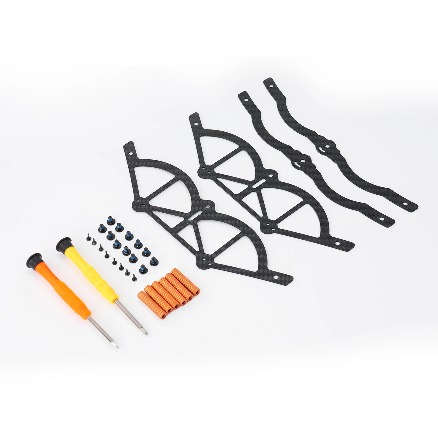 Accessori Mecha anticollisione premium interamente in fibra di carbonio, equipaggiamento protettivo blindato per drone DJI NEO 2