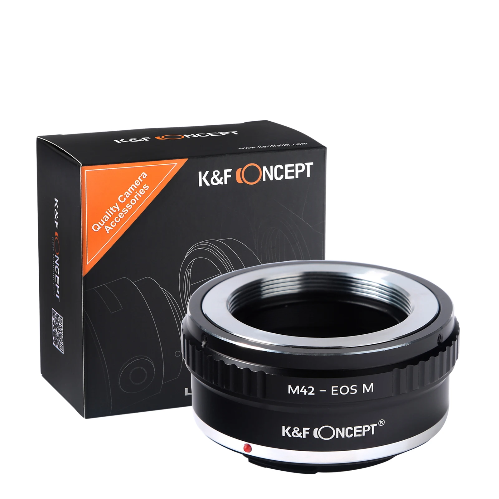 K&F Concept Lens Adapter for M42 mount lens to Canon EOS M camera M1 M2 M3 M5 M6 M50 M100