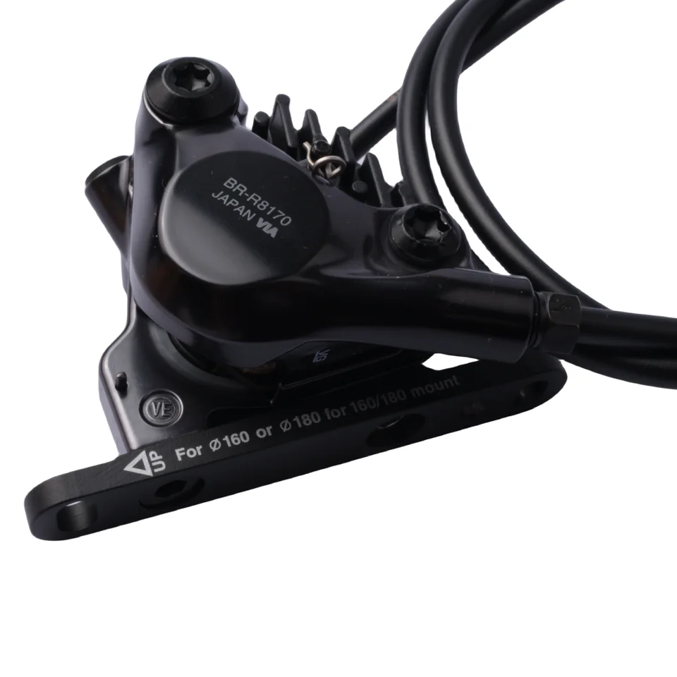 Shimano-油圧式ディスクブレーキ,パッド付き,ロードバイク用ギア,2x 12