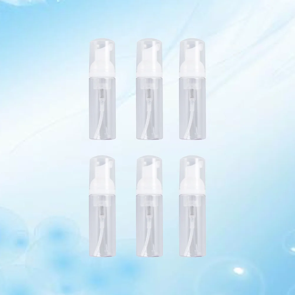 6 قطعة زجاجة مضخة رغوة المحمولة 60 مللي إعادة الملء موزع فارغ السفر غسول الشامبو الحاويات رغوة زجاجة #2