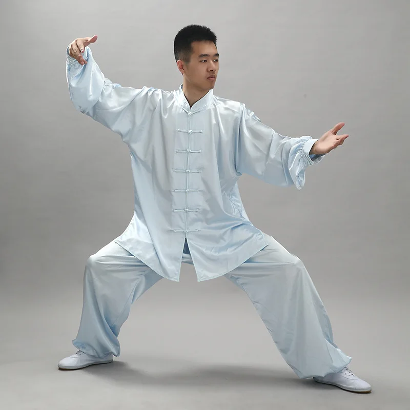 Solredo Chinese Traditional Kung Fu Uniform Set Women Men Linen Shirt Top Pants Tai Chi Suits Unisex Hanfu Costume Black Color