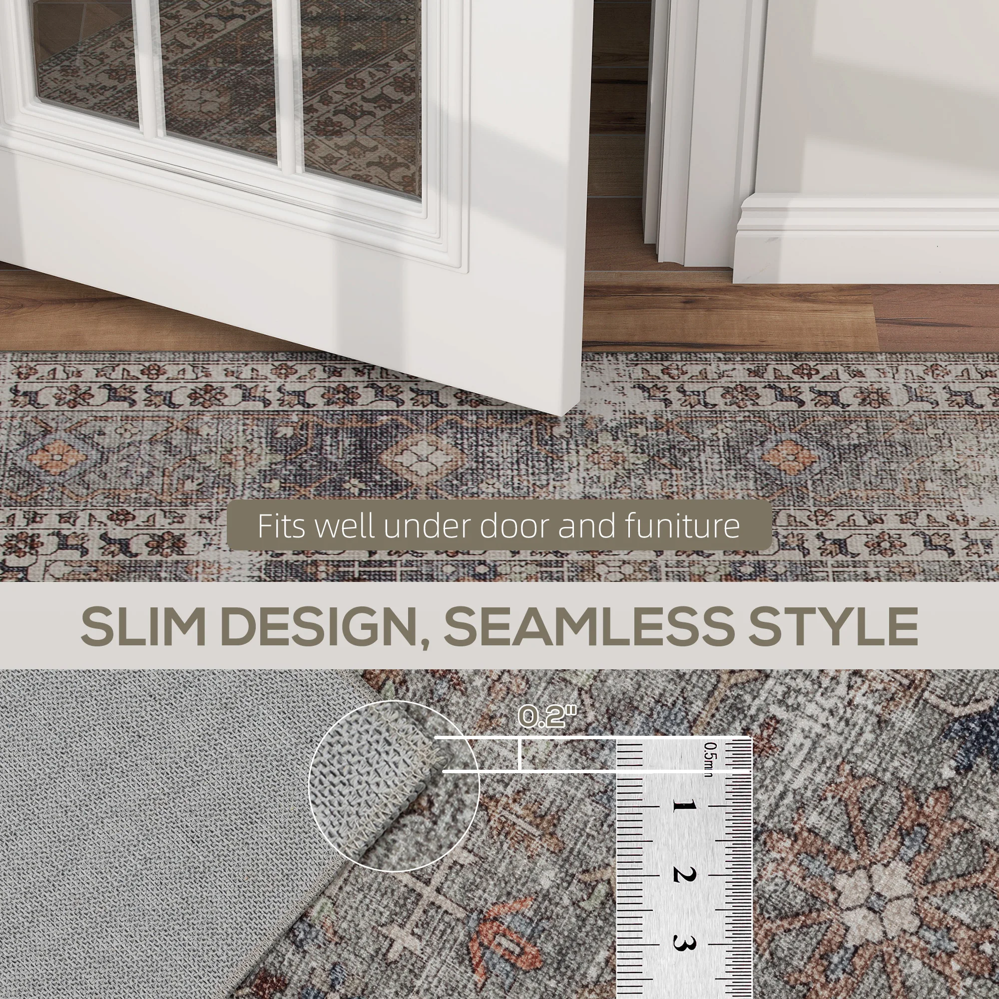 

HOMEFISH Традиционный узор ярких цветов улучшает любой декор комнаты Area Rug