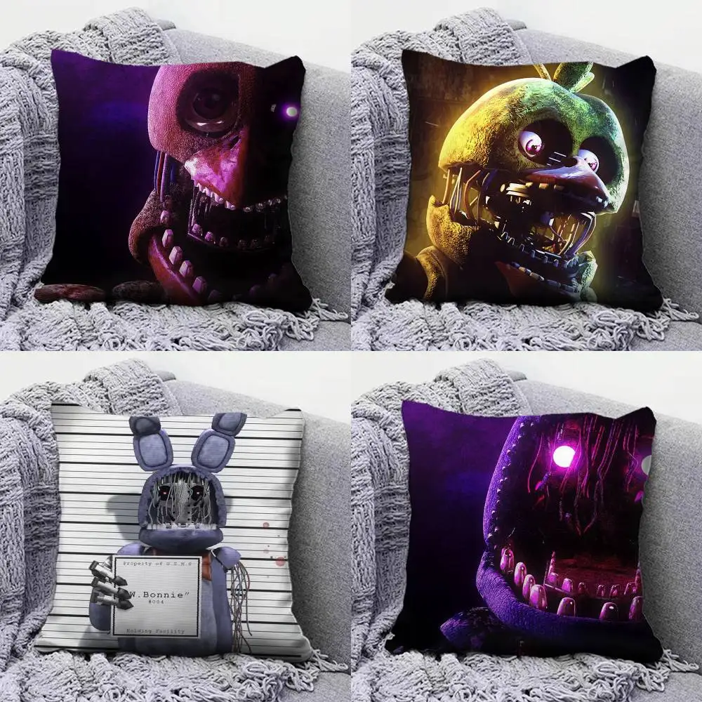 

FNaF 2 Five-Nights-At-Freddys Fnaf Pillow Covers, Home Sofa Cushion Covers and Aecorative Custom