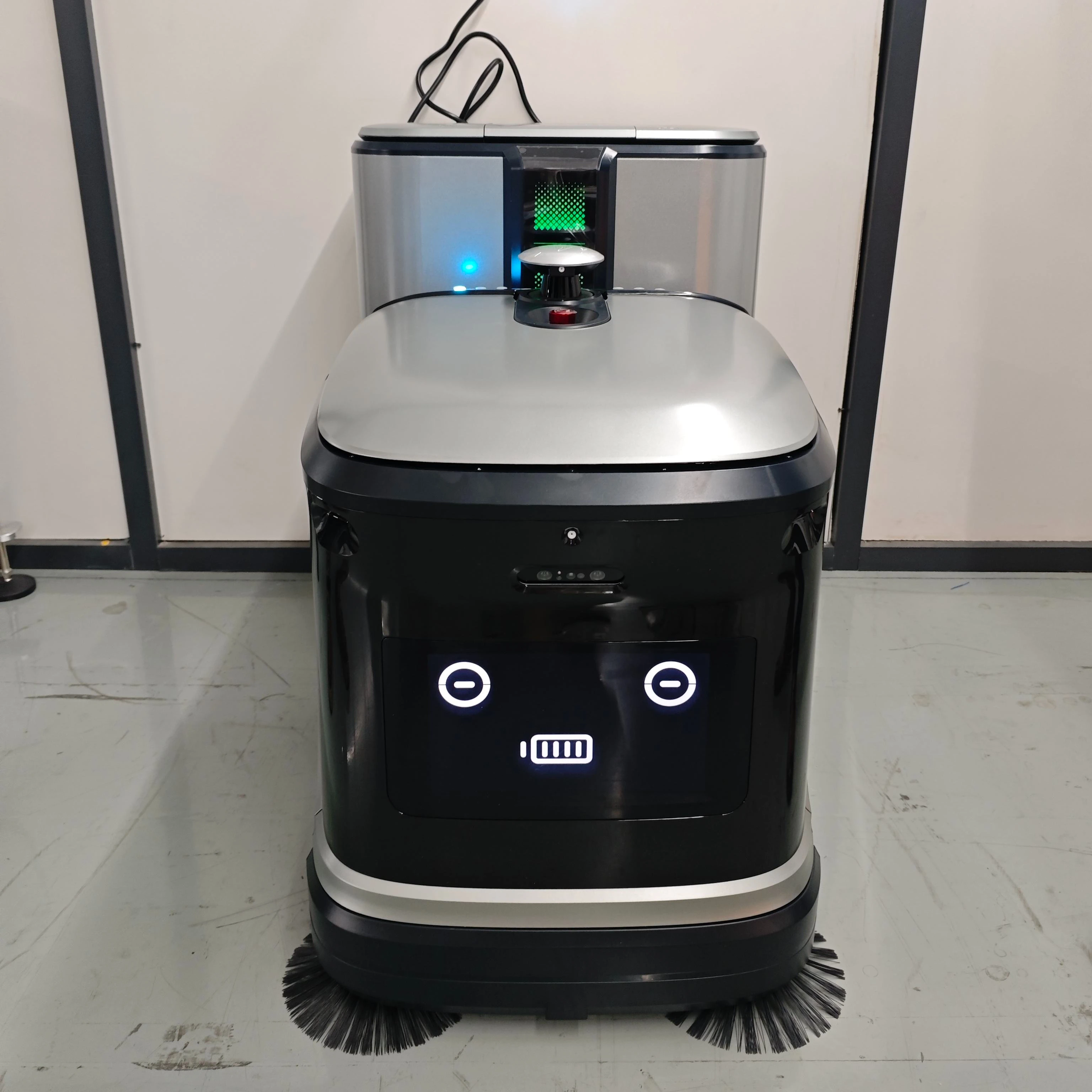 Autonomous Industrial Floor Cleaning Mop Sweep Navigation App-Controlled Scrubbing 5000 Sq ft IP6X Commercial Use