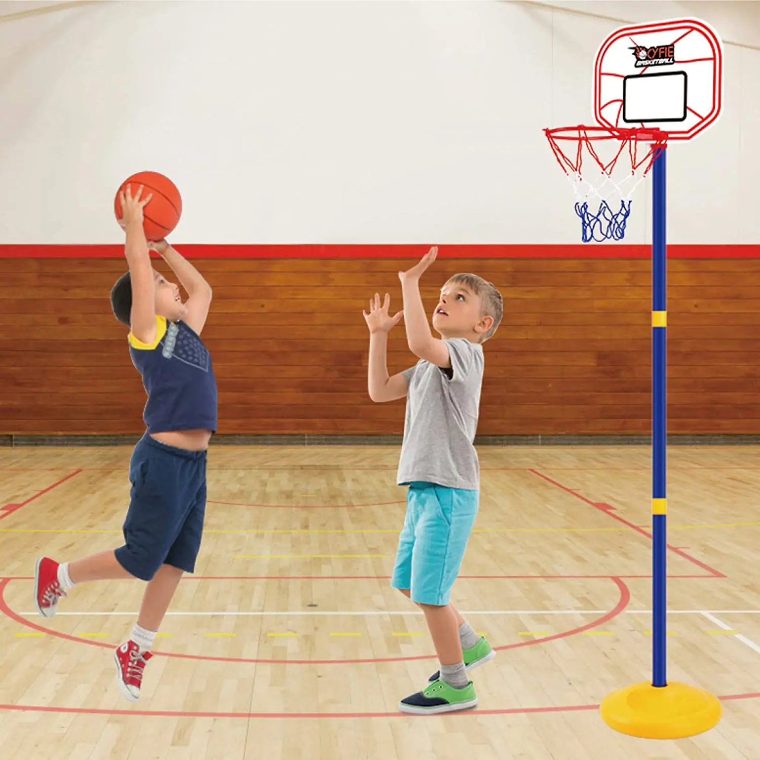 Mini panier à balles pour enfants, ensemble de jouets, panier suspendu, panier de Basket-Ball mural, pour porte intérieure, entraîneur de Sport, jouet pour garçon, cadeau