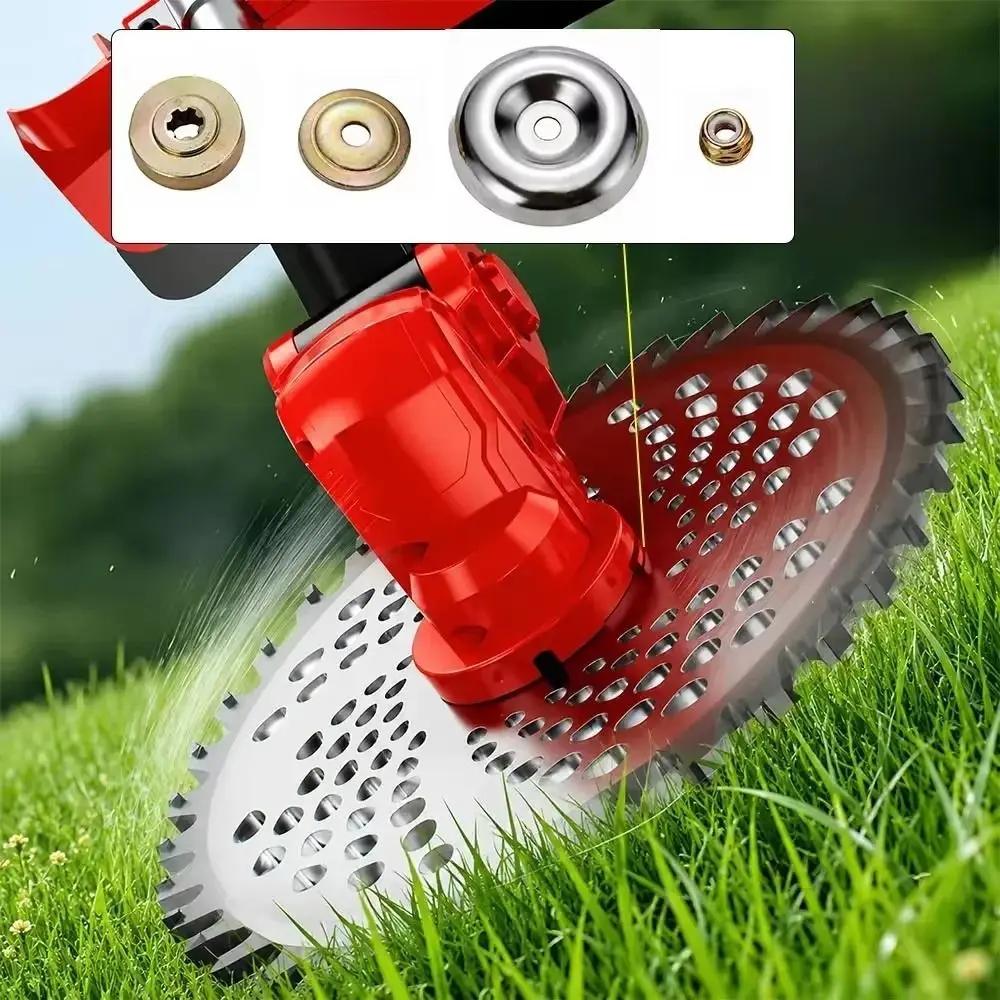 4Pcs/Set Universal Lawn Mower Trimmer Head Adapter Adapter Nut Fixing Nut Grass Trimmer Head Adapter Trimmer Head Fixing Nut Kit