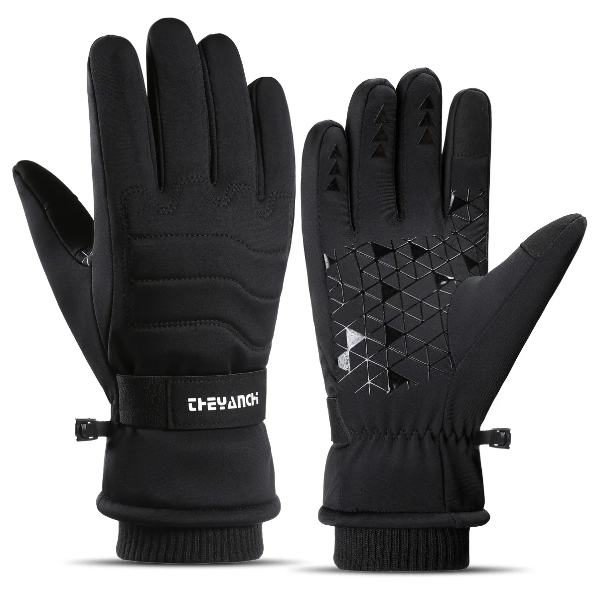 

Fanceey Winter Waterproof Men's Gloves Outdoor Running Motorcycle Women's Ski GlovesTouch Screen Gloves Non-slip Warm Glove