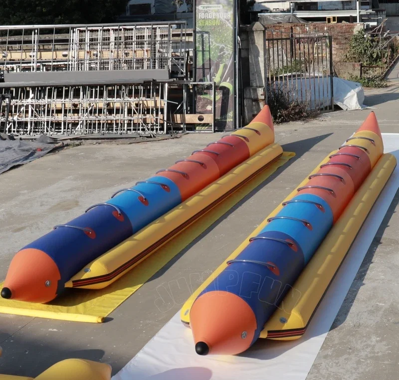 

Inflatable Human Banana Boats 10 Seats Water Sports Inflatable Water Ski Tube Adults Inflatable Water Surfing Boat