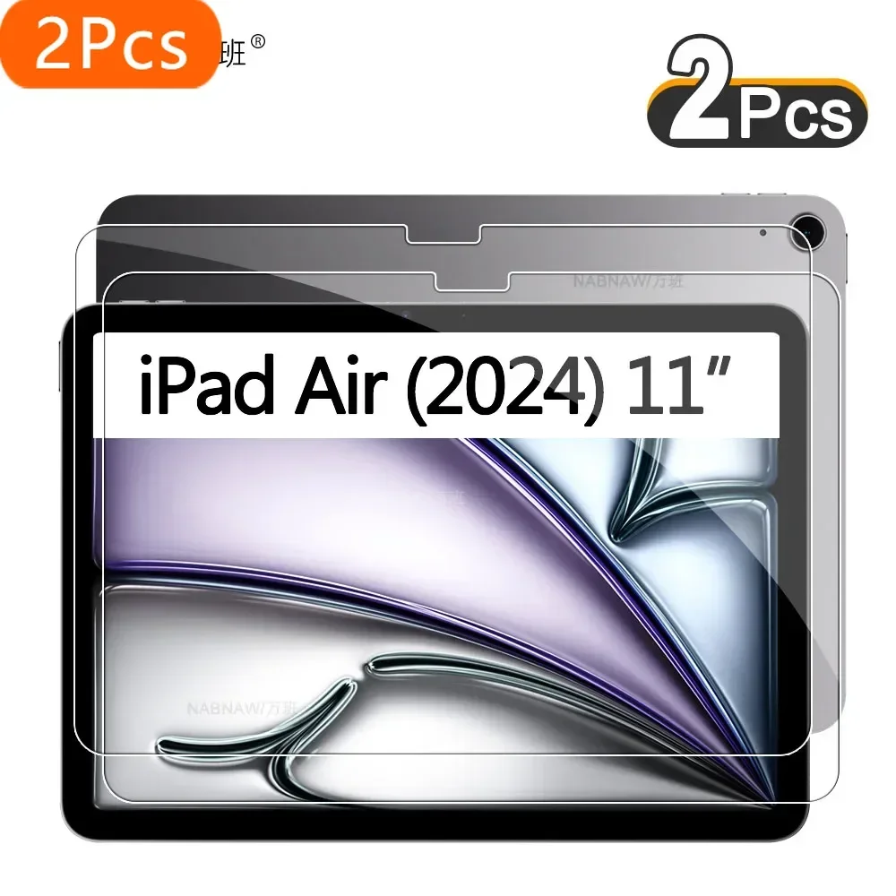 

2 шт. HD Защитная пленка для экрана с защитой от царапин для iPad Air 11 2024 Air 11 дюймов 6-го поколения Защитное стекло без пузырьков