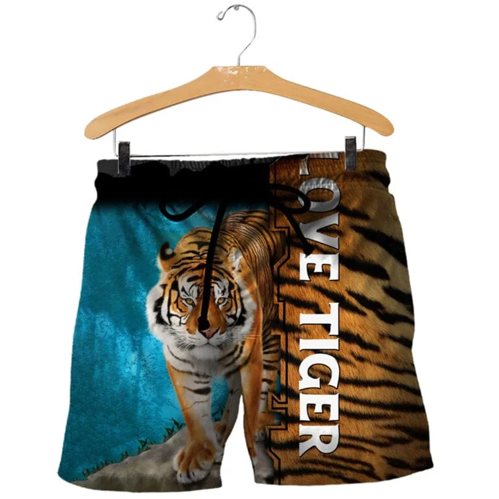 

CLOOCL мужские шорты свирепый тигр 3D графика с принтом мужские летние модные спортивные шорты хип-хоп Harajuku пляжные спортивные штаны