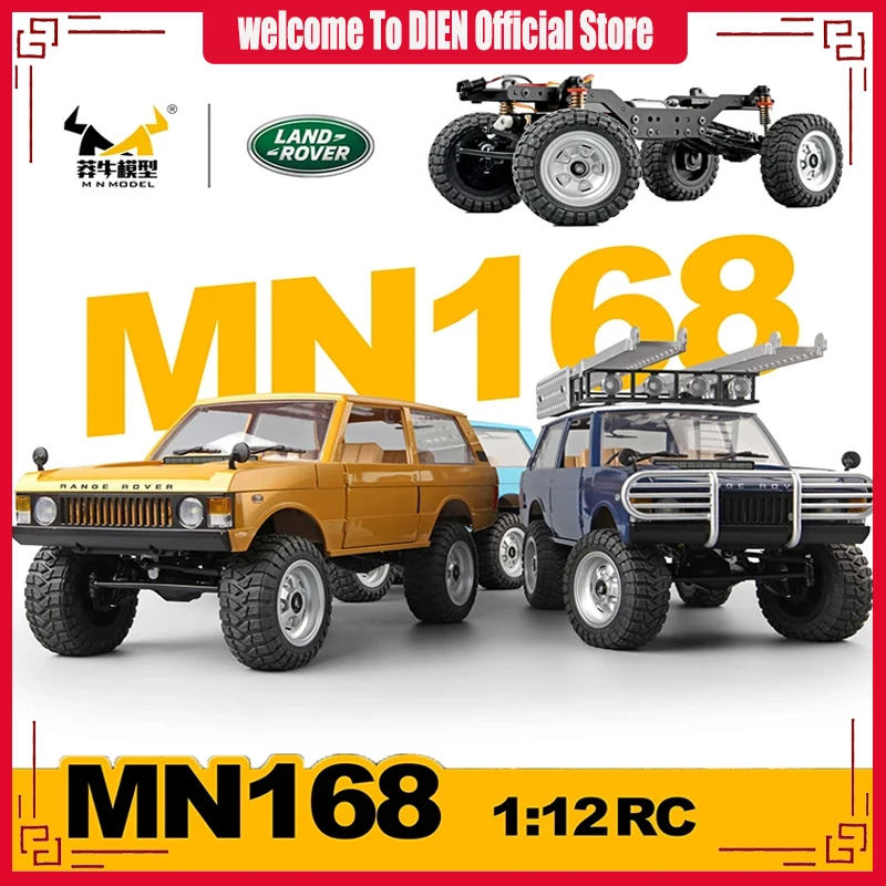 

MN168 New 1:12 First Generation Range Rover Rc Remote Control Vehicle All Terrain Crossing Climbing Vehicle with Door Bridge