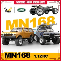 MN168 Nowy pojazd zdalnie sterowany 1:12 pierwszej generacji Range Rover Rc All Terrain Crossing Climbing Vehicle z mostkiem do drzwi