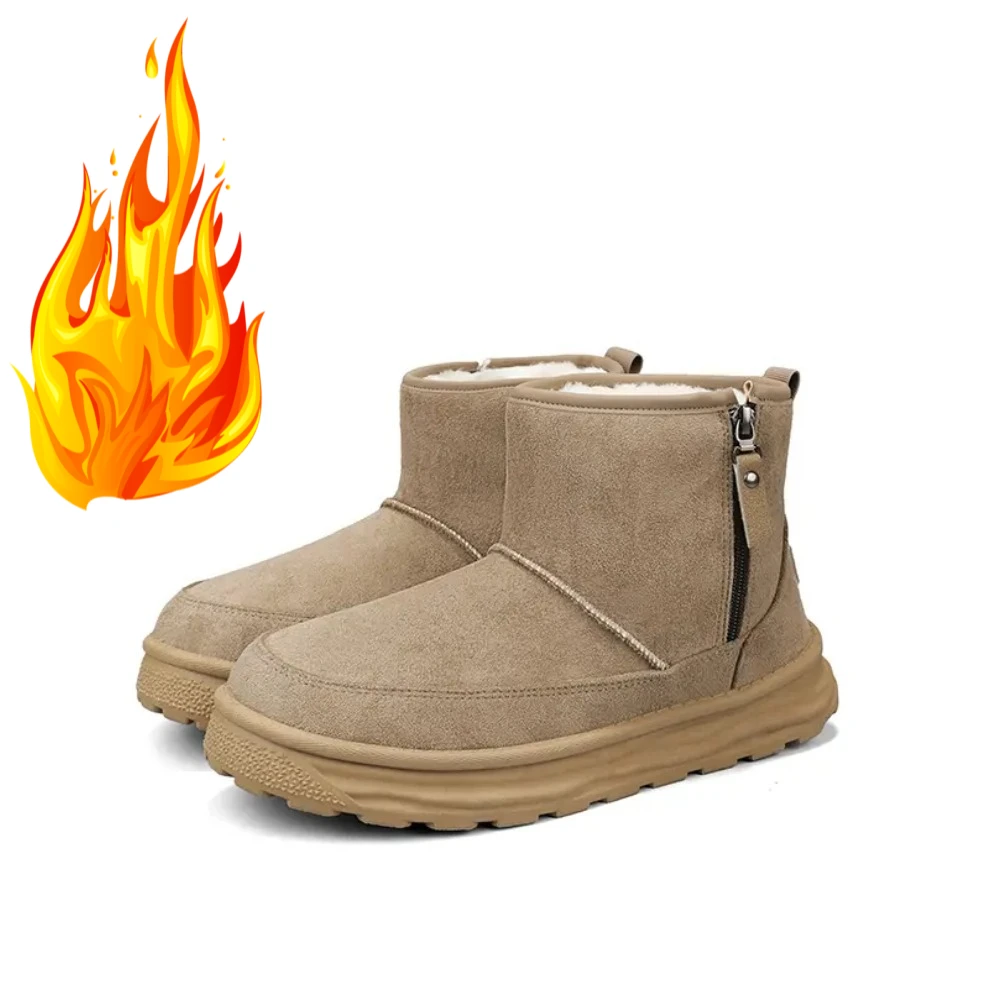 

2025Mens Shooes Snow Boots Offer Men Motorcycle Boot Men's Winter Shoes Safety Work Shoes Military Man Tactical Boots Ankle High