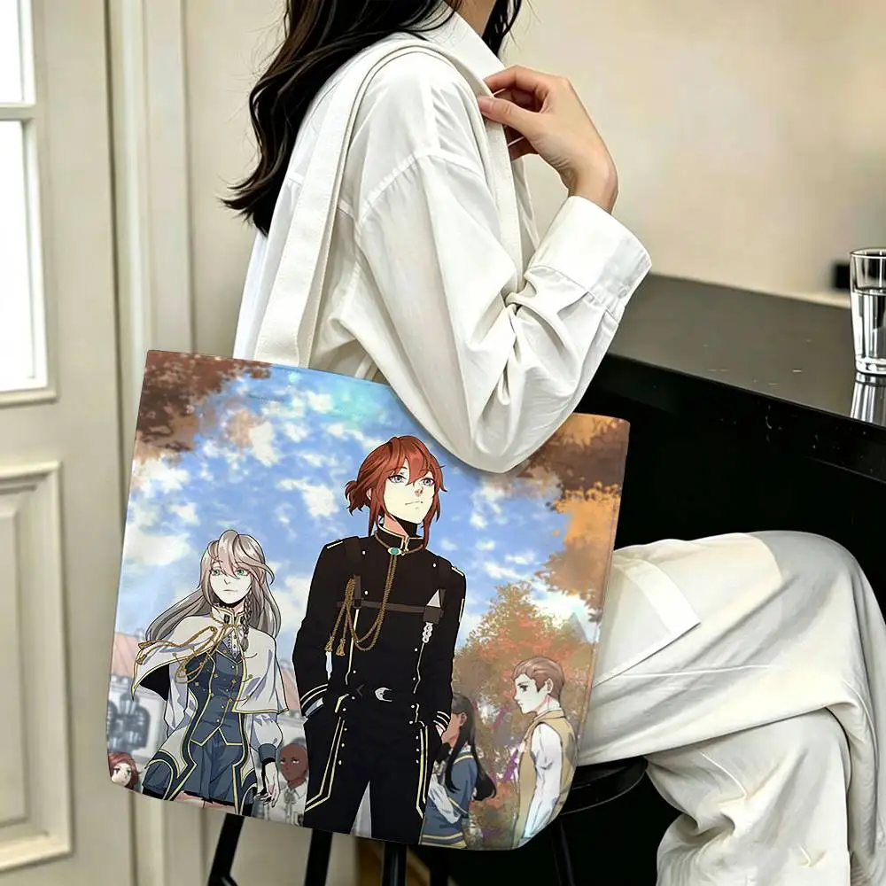 The B-Beginning After The End Printed Canvas Tote Bag Shoulder Bag Commuter Mommy Shopping Bag