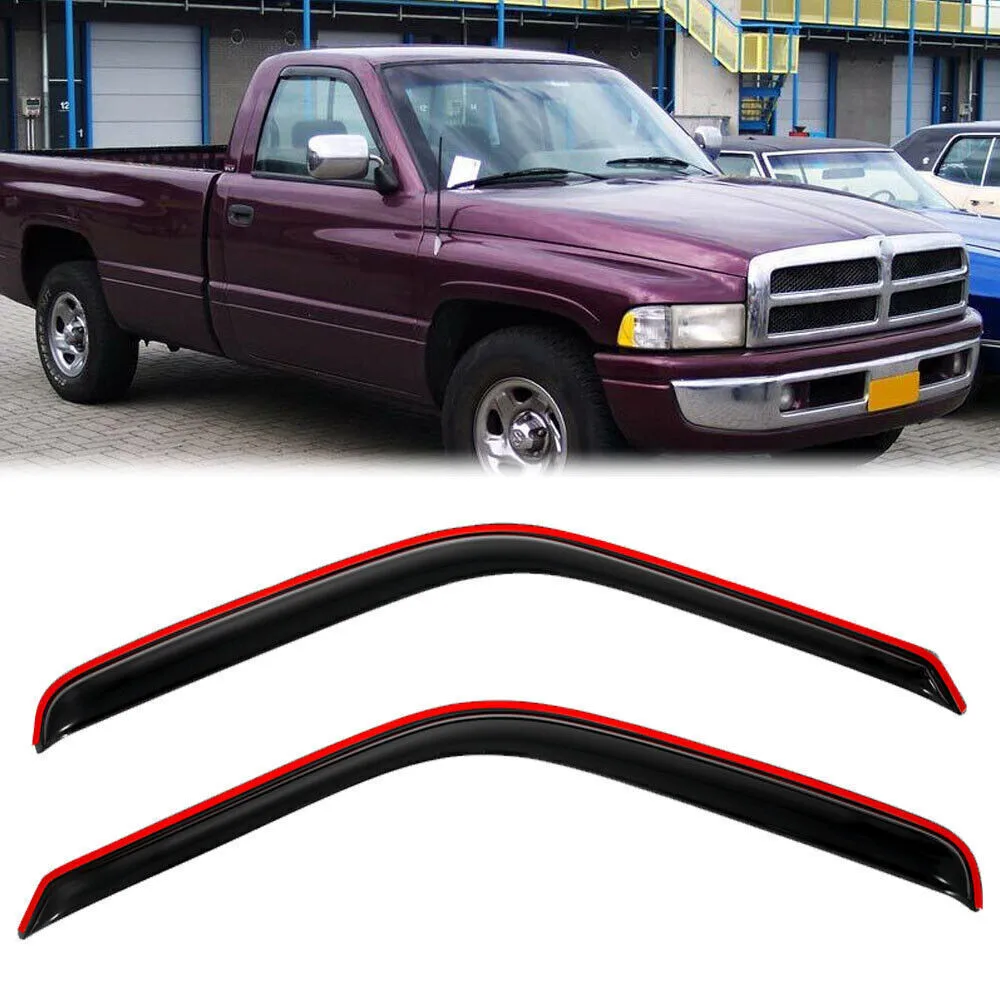 

Для Dodge Ram 1500 2500 3500 1994-2001 годов выпуска: Внутренние ветровики (дефлекторы окон) от дождя