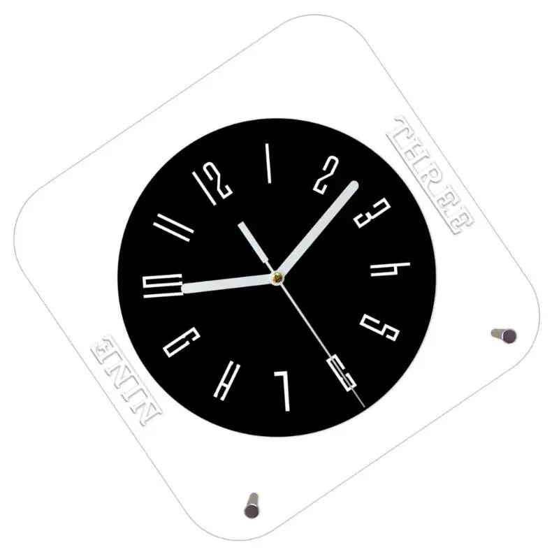 652F Silents None-Ticking Clocks Decorative Clock Battery Operated Wall Clock for Living Room Kitchen Home Office Decors