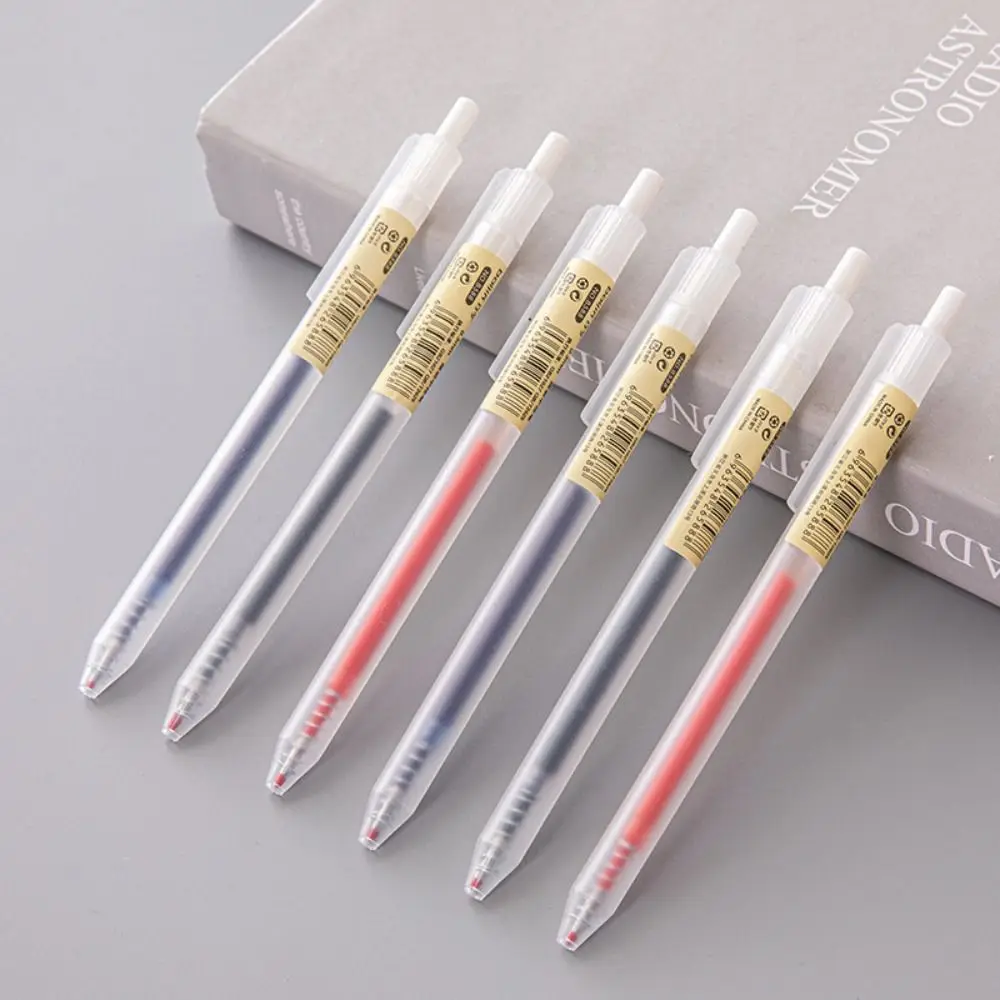 0.5mm Black/Blue/Red Ink Press Gel Pen Quick-drying Neutral Pen Student Test Ballpoint Pen Office Signature Pens Writing Tool