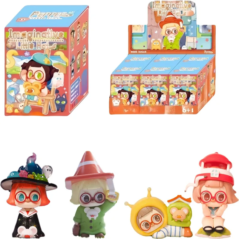 

Оригинальная глухая коробка Pepper Xiao Peibu's Whimsical Little Hat Series, подвеска в стиле аниме, слепая коробка, коллекционная игрушка, сумка для догадок, загадочная коробка, подарок