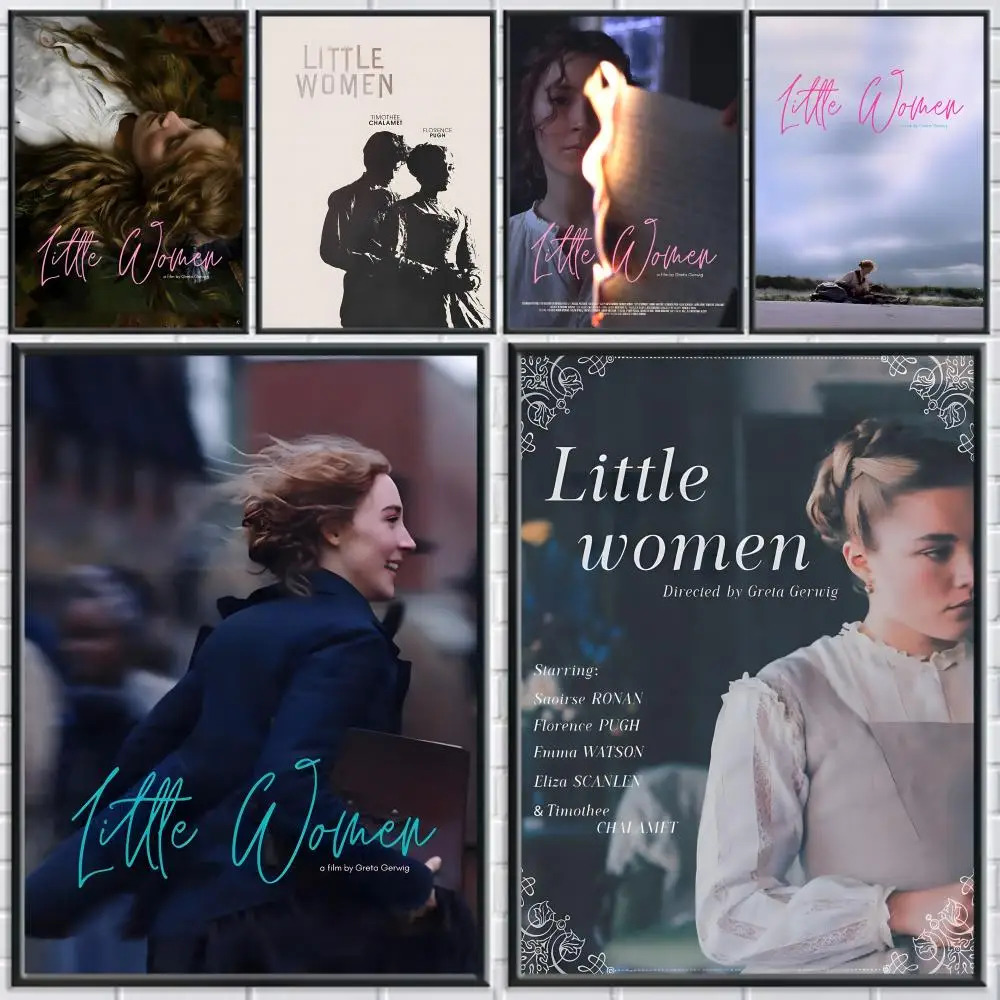 Little Women Hot Movie Poster HD, selbstklebend, wasserdicht, ideal für Zuhause, Büro, Wohnheim, Schlafzimmer, tolles Geschenk