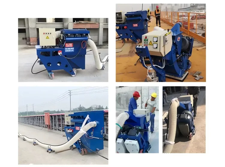 Automatic Shot Blasting Machine for Flooring and Tunnel Applications Short Turning Radius