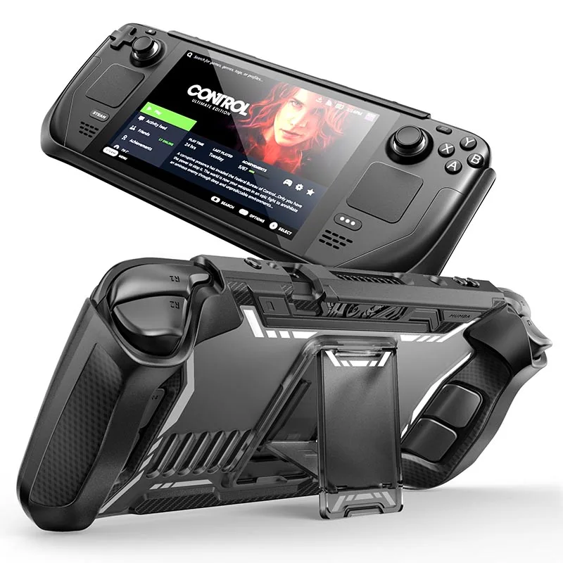 MUMBA Blade Case For Steam Deck OLED (2023) /For Steam Deck (2022) with Kickstand TPU Grip Shock Protective Cover Accessories