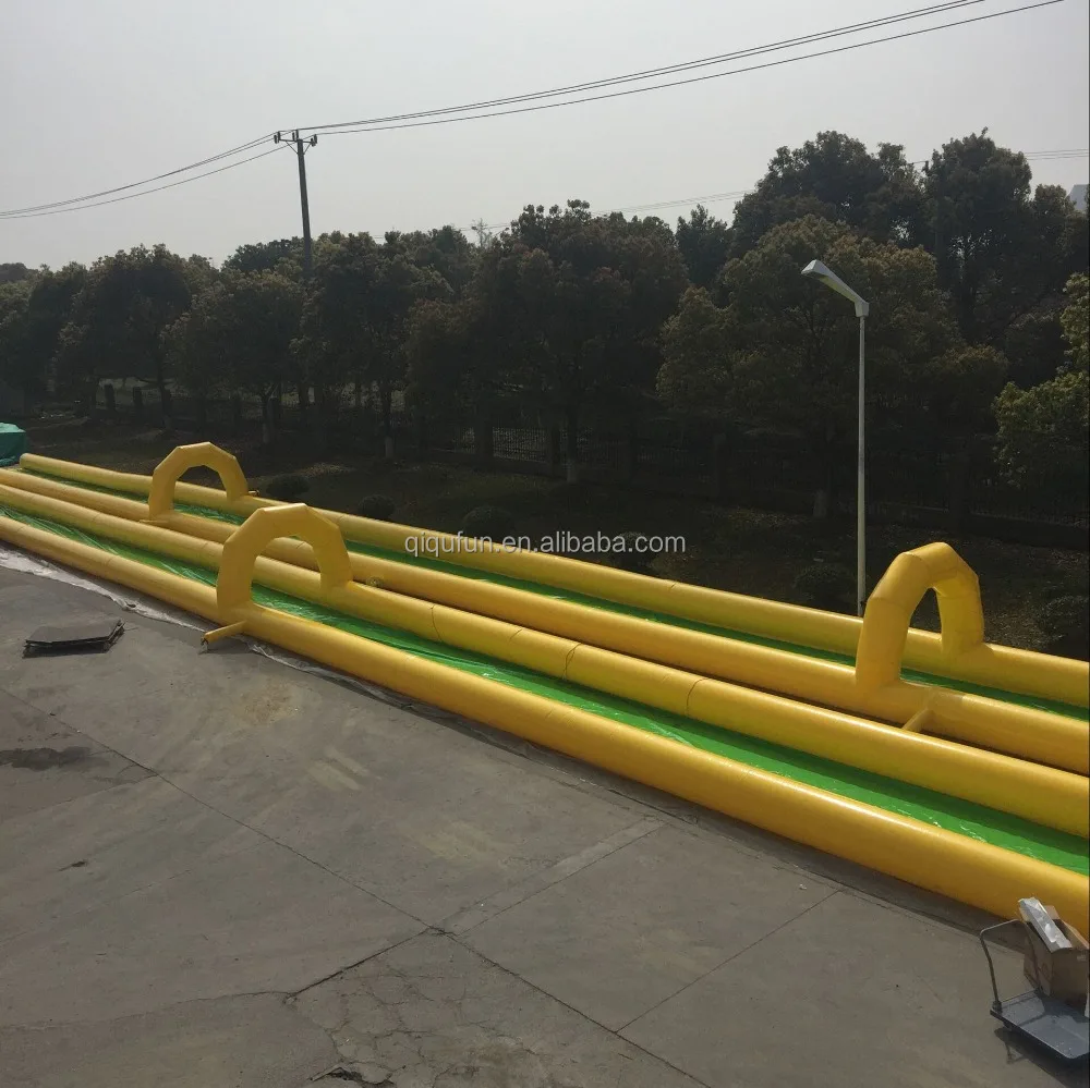 Seluncuran Air Kota Inflatable Single Lane Crazy and Safe Slip N Slide 1000ft