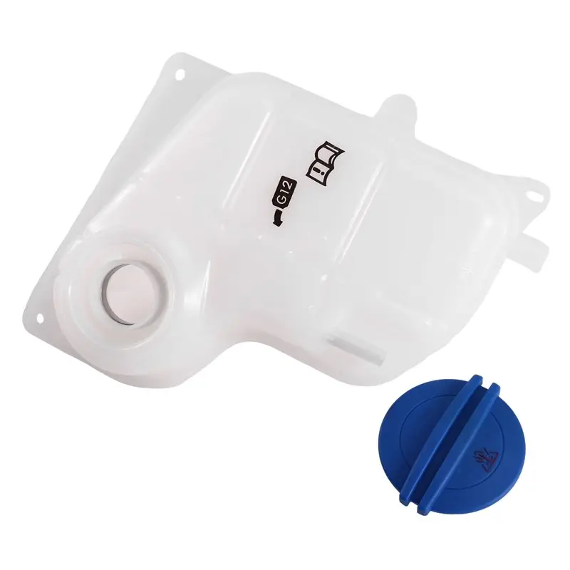 AS57-Expansion Tank Radiator Coolant Overflow Bottle Reservoir+ Cap New Fit For VW Passat A4 A6 8D0121403L 3B0121321