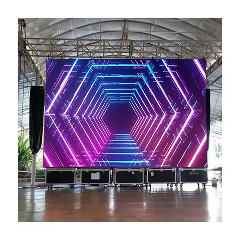 Easy to Install P1.95 P2.5 P2.604 P2.98 P3.91 P4 Rental Advertising Videowall Led Display Screen Indoor and Outdoor
