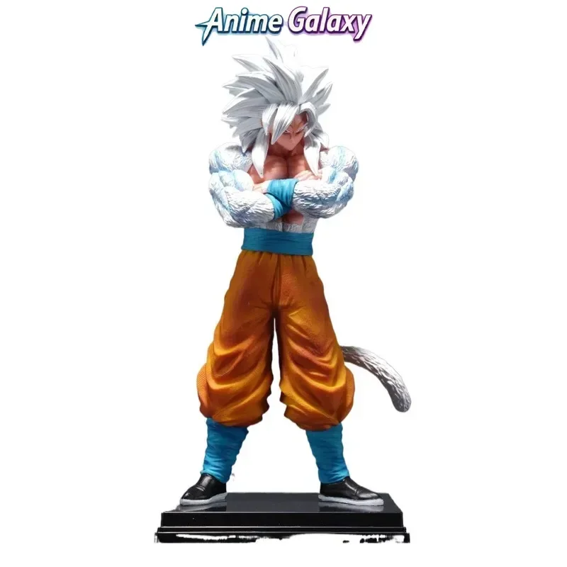 

Фигурка Dragon Ball: Супер Сайян 5 Гоку с перекрещенными руками и Супер Сайян 4 Гоку, коллекционная аниме-модель, игрушка, украшение для рабочего стола, подарок