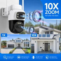 Vstarcam 8MP Dua l Lens Solar WIFI Security Cameras With Solar Panels PIR Human Detection Night Vision Battery CCTV Camera 6